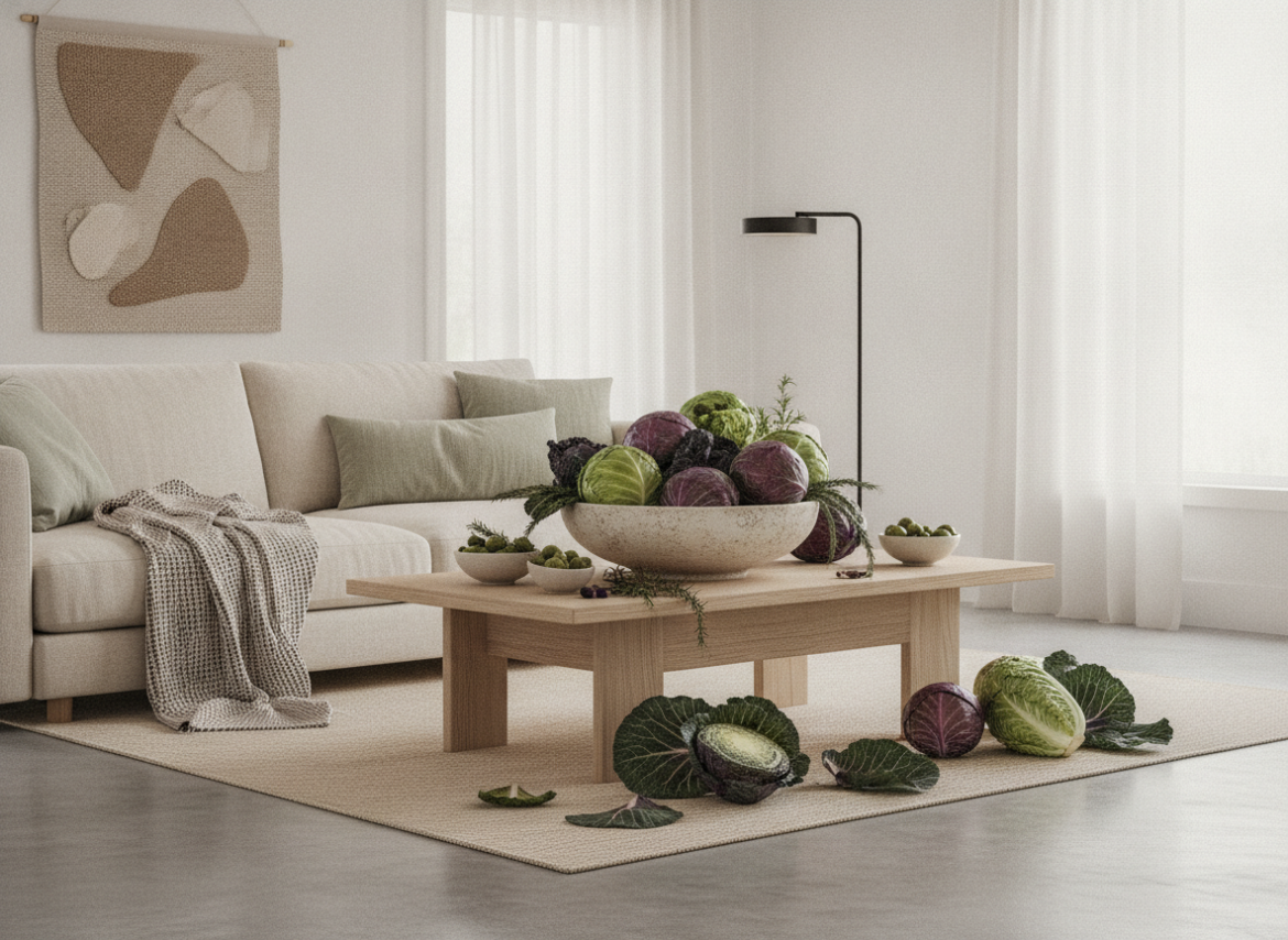 Cabbagecore geeft je interieur in een middag een vrolijke boost