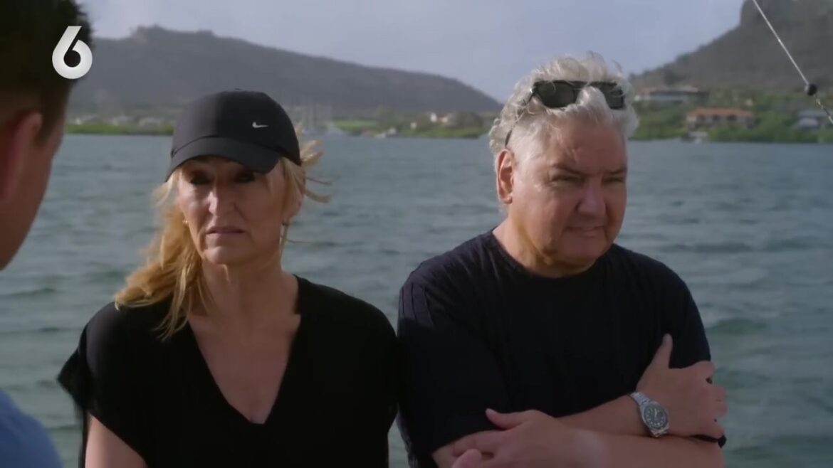 René en Natasja Froger samen op een boot in Mi Dushi van SBS6