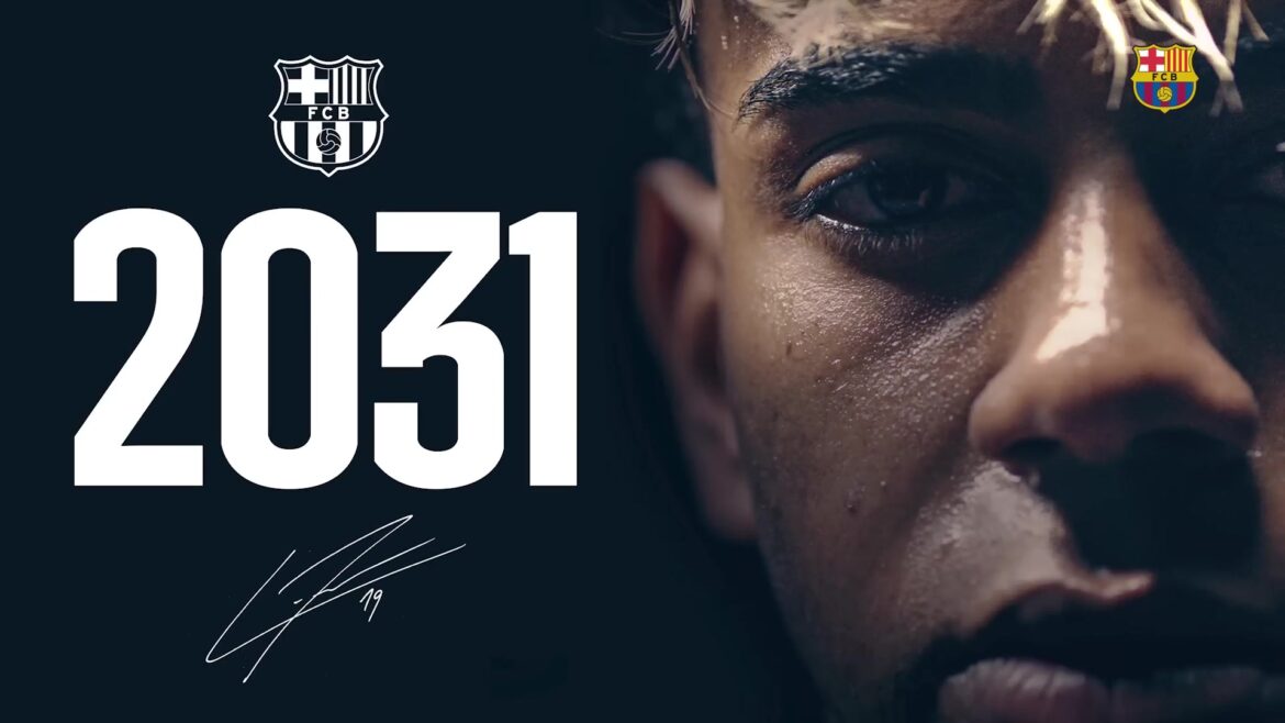 Lamine Yamal in de video van FC Barcelona over zijn contractverlenging tot 2031